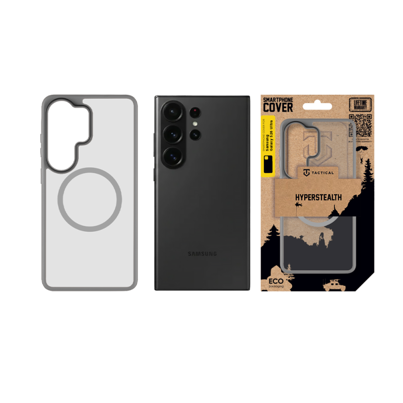 Tactical MagForce Hyperstealth Kryt pro Samsung Galaxy S26 Ultra Light Grey