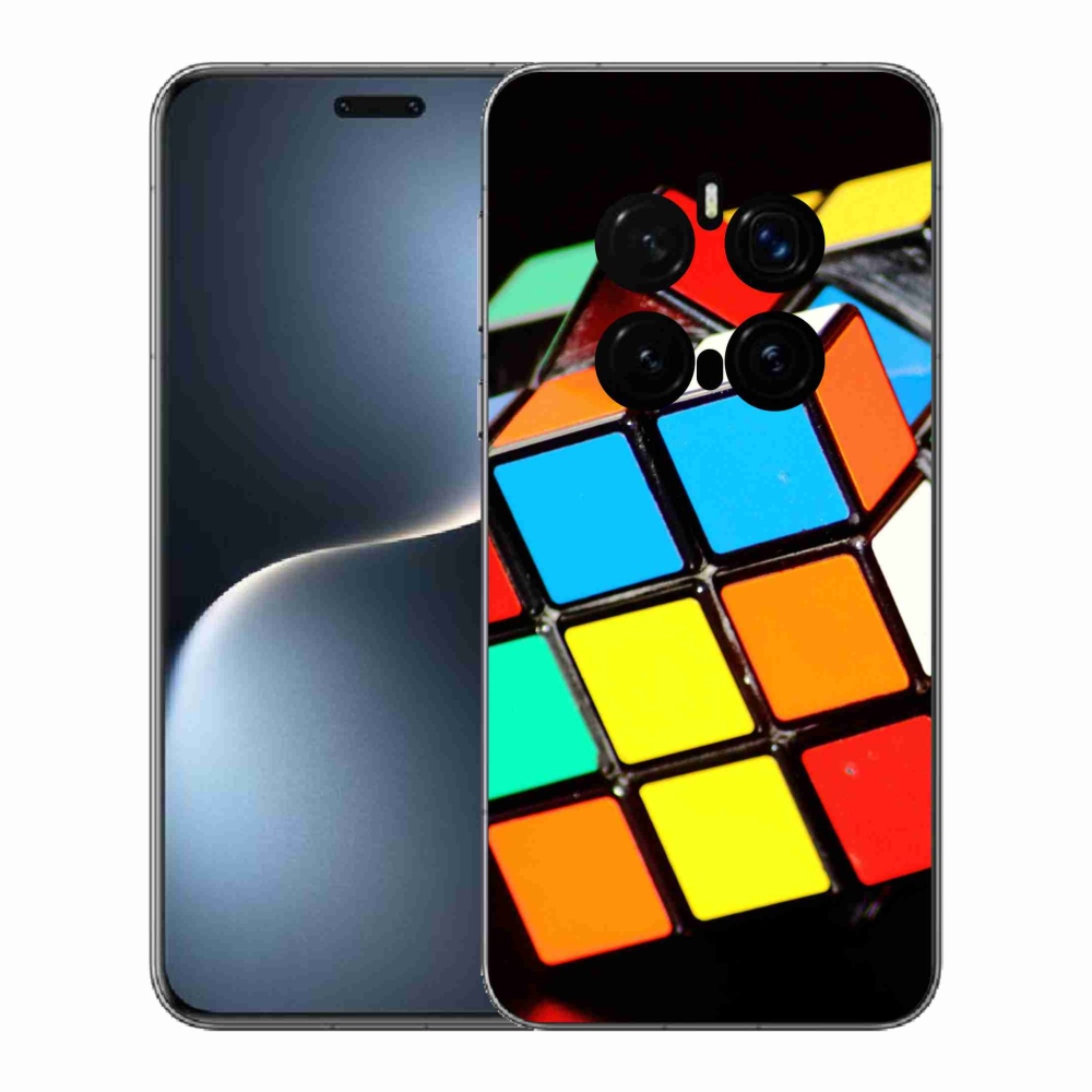 Gelový kryt mmCase na Honor Magic 7 Pro 5G - rubikova kostka