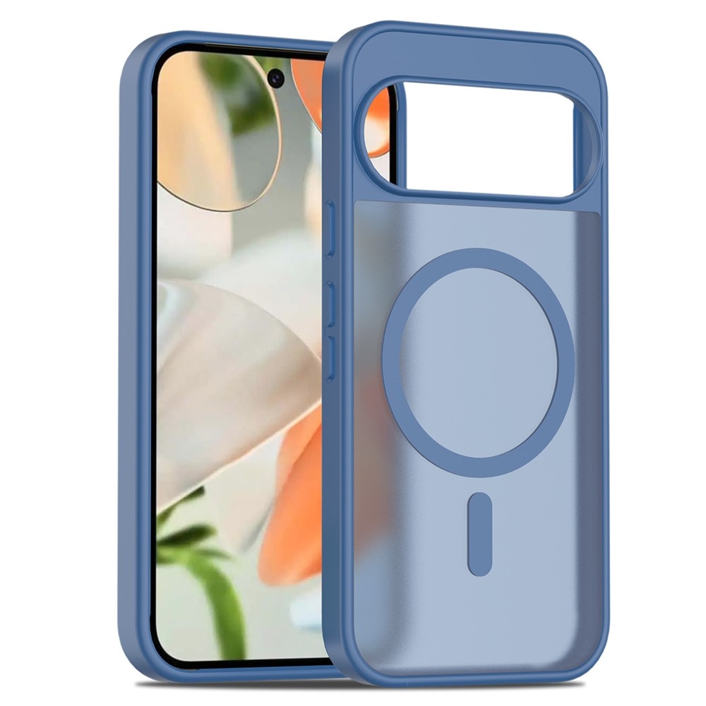 Skin gelový obal s pevnými zády a podporou MagSafe na Google Pixel 10 Pro/Pixel 10 - modrý