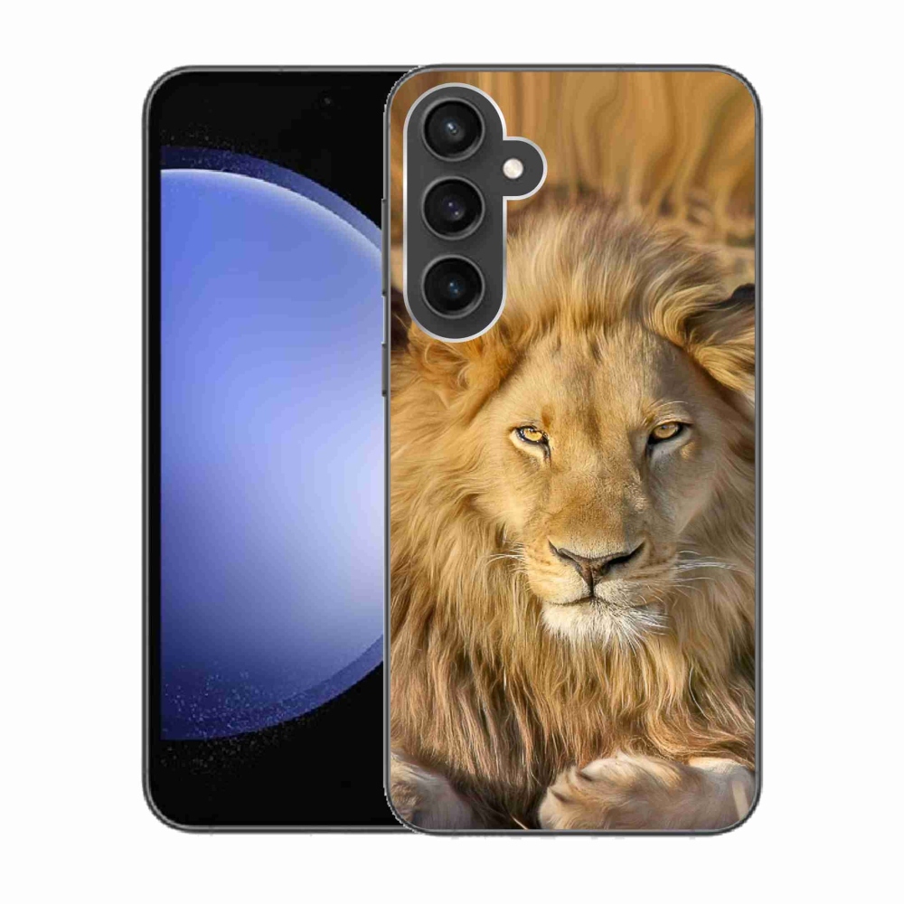 Gelový kryt mmCase na Samsung Galaxy S23 FE - lev 2