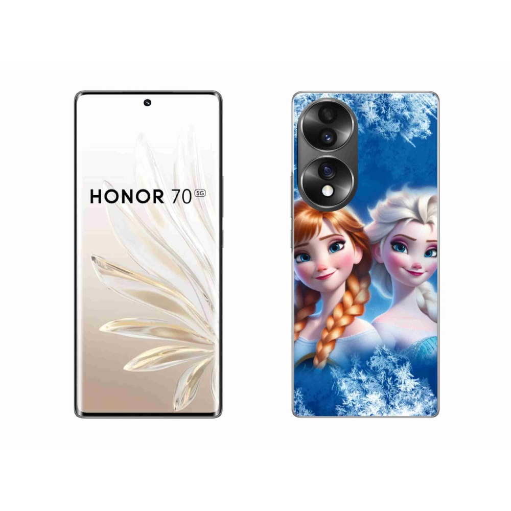 Gelový kryt mmCase na Honor 70 - ledové království 2