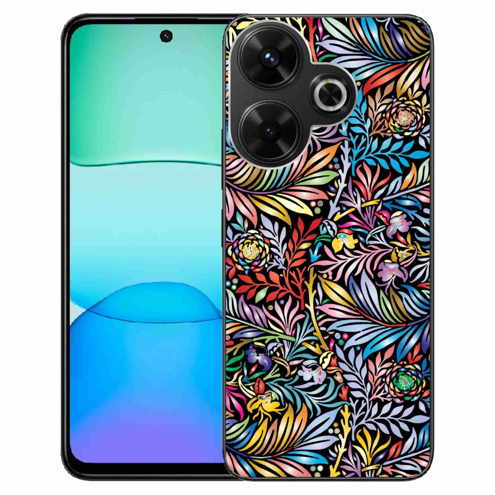 Gelový kryt mmCase na Xiaomi Redmi 13 4G/Poco M6 4G - květiny 5