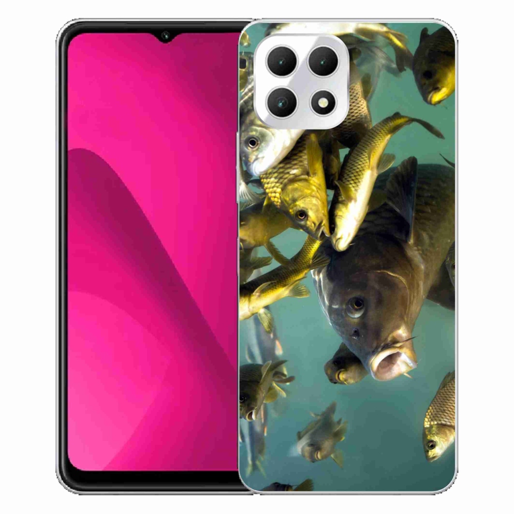 Gelový kryt mmCase na T-Mobile T Phone 2 - hejno ryb