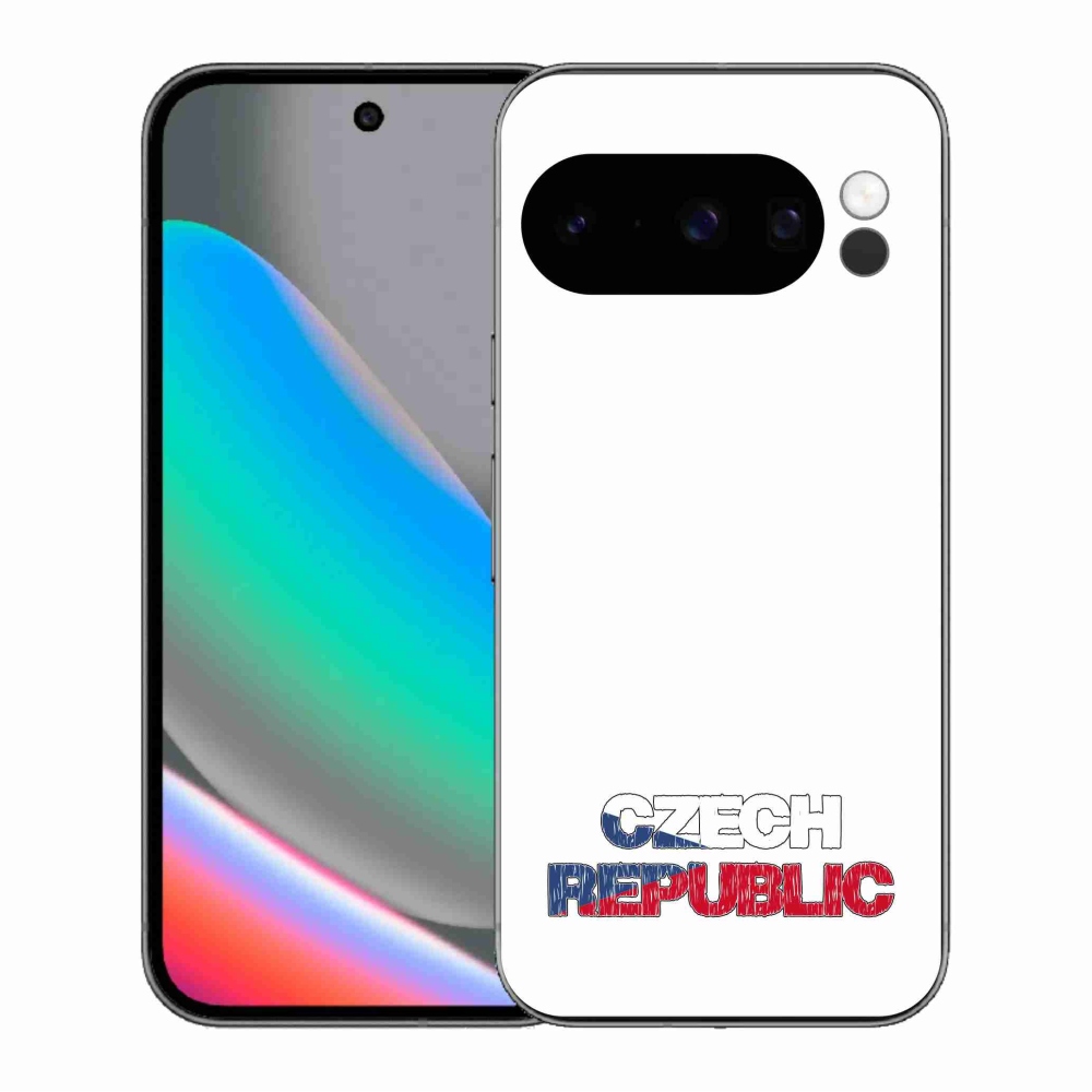 Gelový kryt mmCase na Google Pixel 10 Pro - Czech Republic bílé pozadí