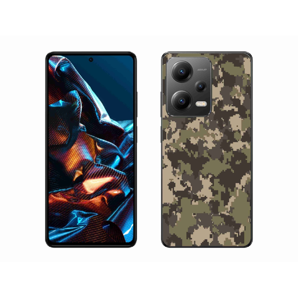 Gelový kryt mmCase na Xiaomi Redmi Note 12 Pro 5G - maskáčový vzor 12