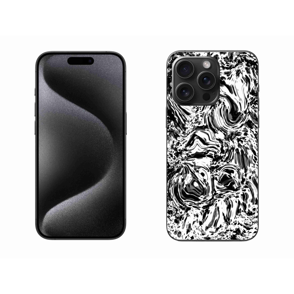 Gelový kryt mmCase na iPhone 15 Pro Max - abstrakt 4