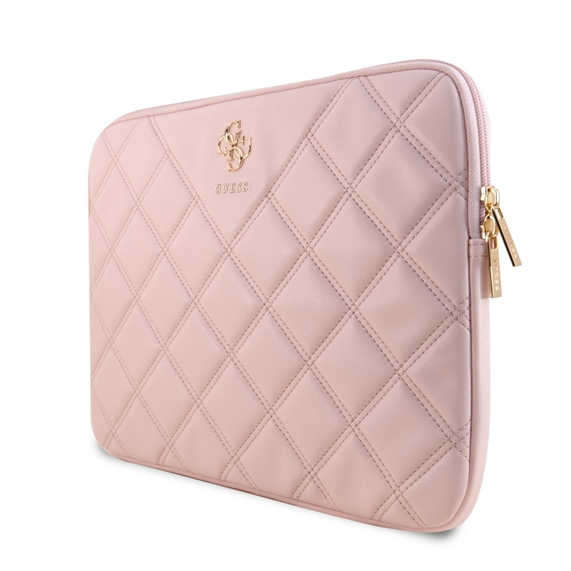 Guess PU Quilted 4G Metal Logo Obal na Notebook 13/14