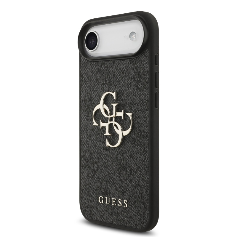 Guess PU 4G Metal Logo Zadní Kryt pro iPhone Air Grey