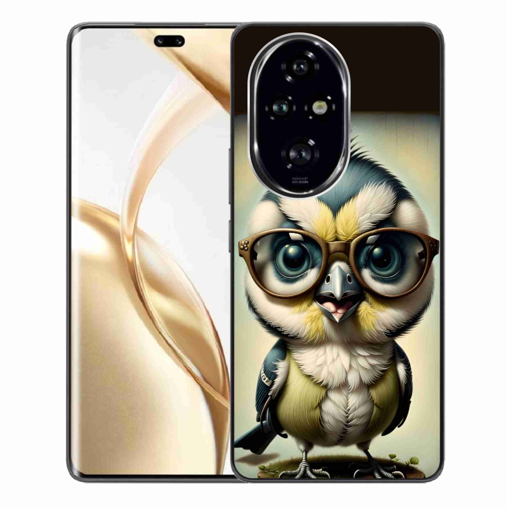 Gelový kryt mmCase na Honor 200 Pro 5G - mládě s brýlemi