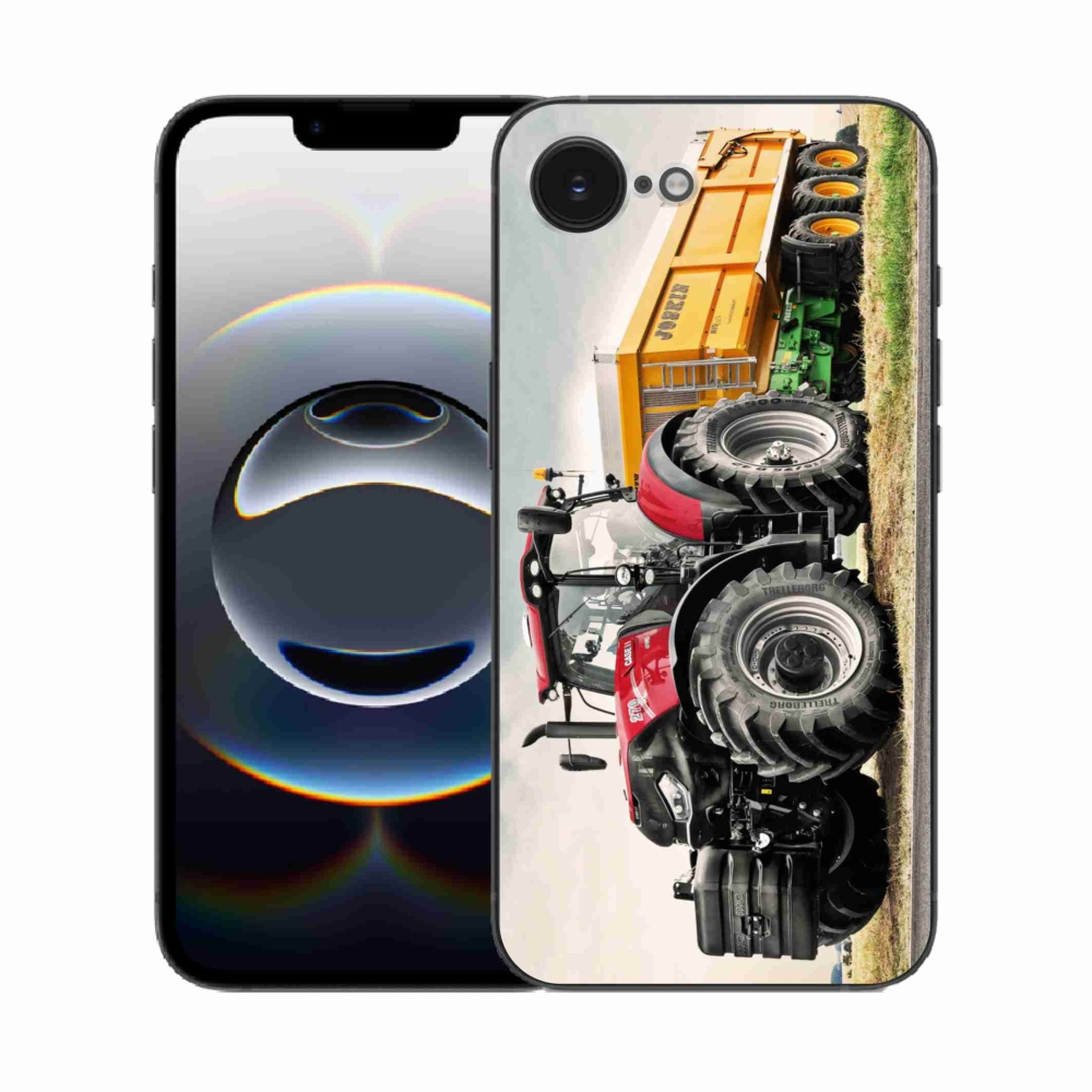 Gelový kryt mmCase na iPhone 16e - traktor 3