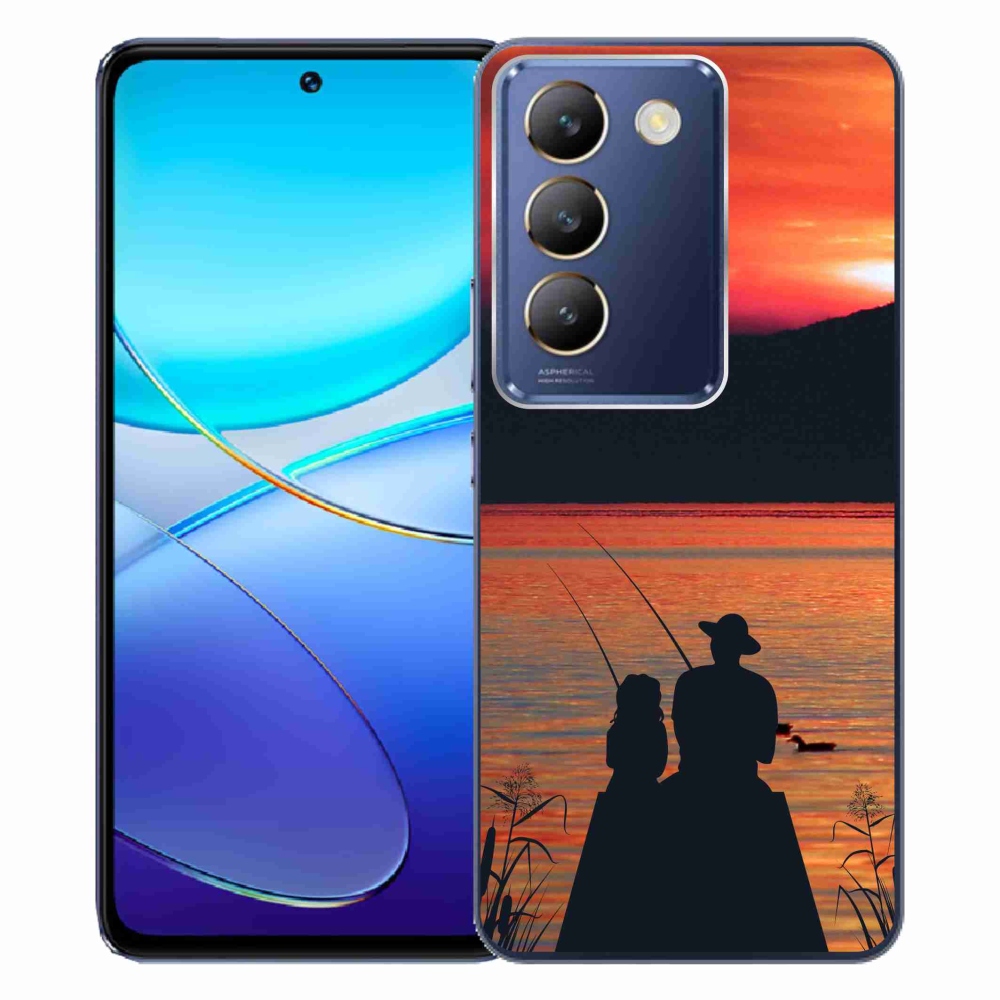 Gelový kryt mmCase na Vivo V40 SE 4G/5G - rybaření 3