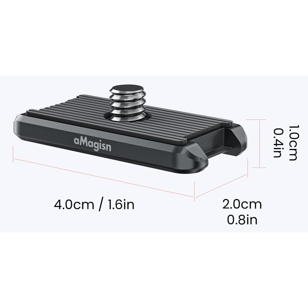 AMAGISN oboustranný magnetický rychloupínací adaptér s 1/4