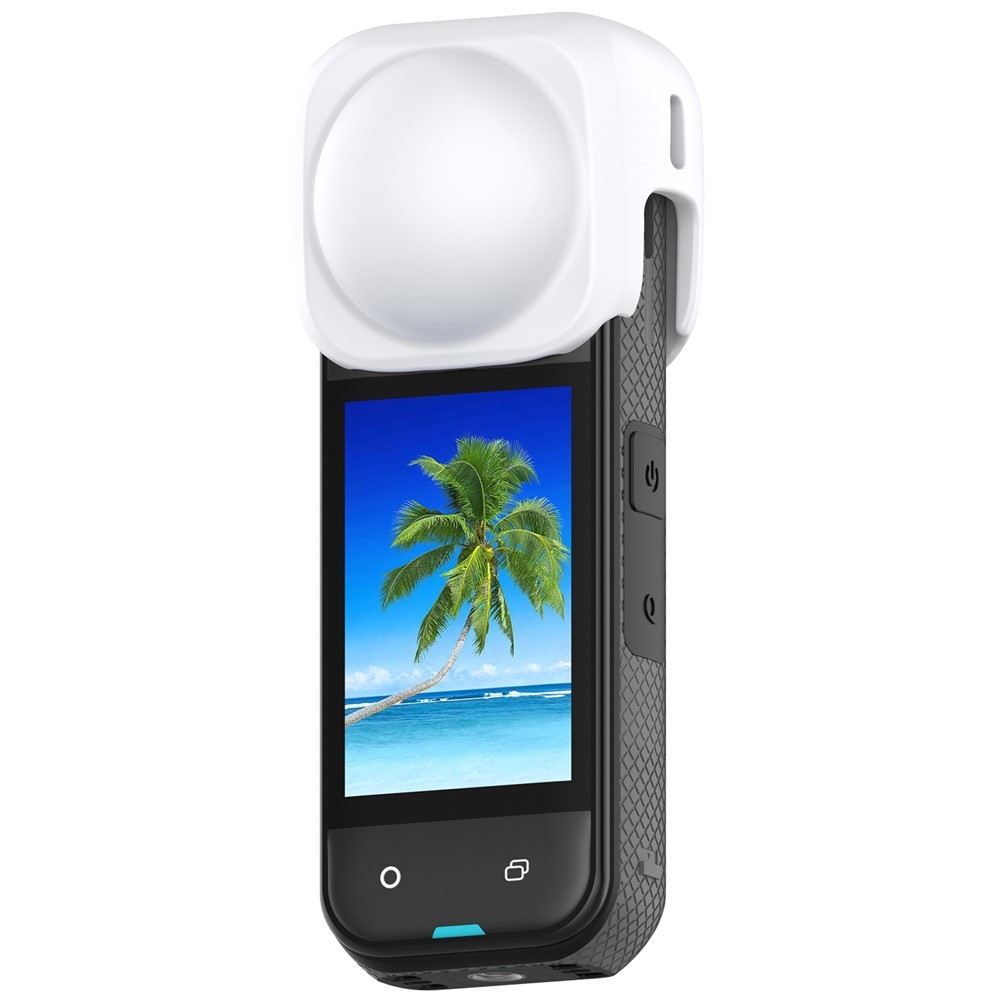Silikonová krytka objektivů pro Insta360 X5 a X4 - bílá