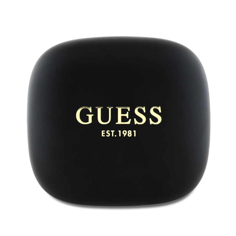 Guess Satin Classic Logo OWS Bezdrátová Sluchátka Black