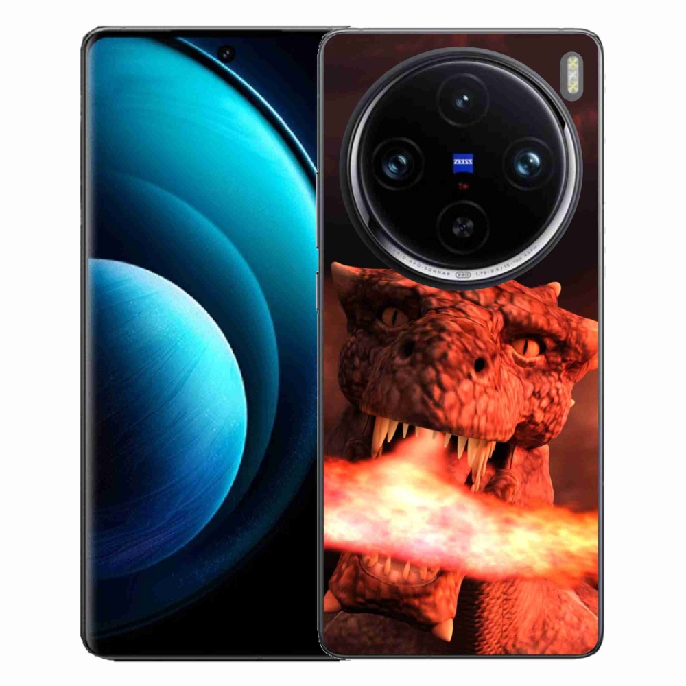 Gelový kryt mmCase na Vivo X100 Pro 5G - drak