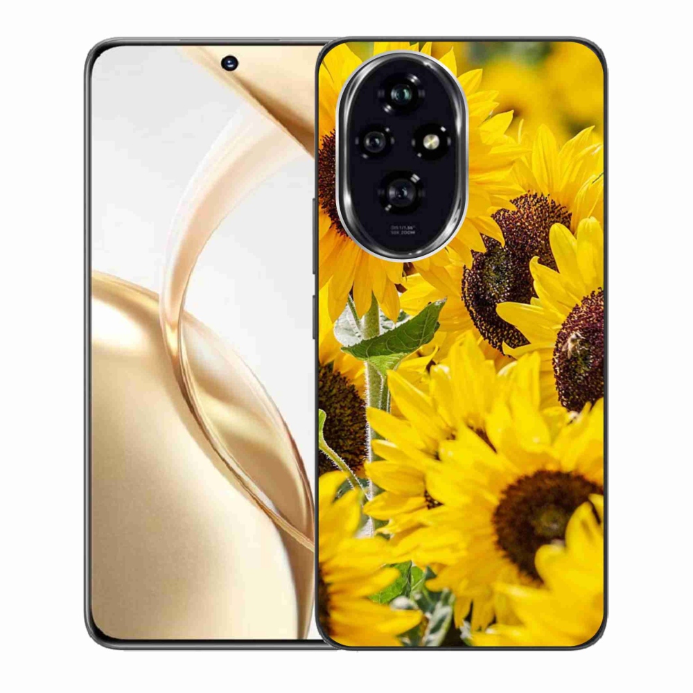 Gelový kryt mmCase na Honor 200 5G - slunečnice