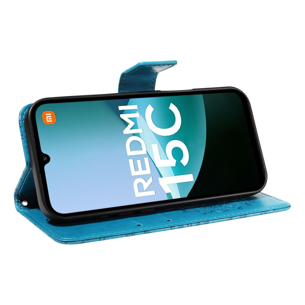 Sunflower knížkové pouzdro na Xiaomi Redmi 15C 4G/5G (173mm) - modré