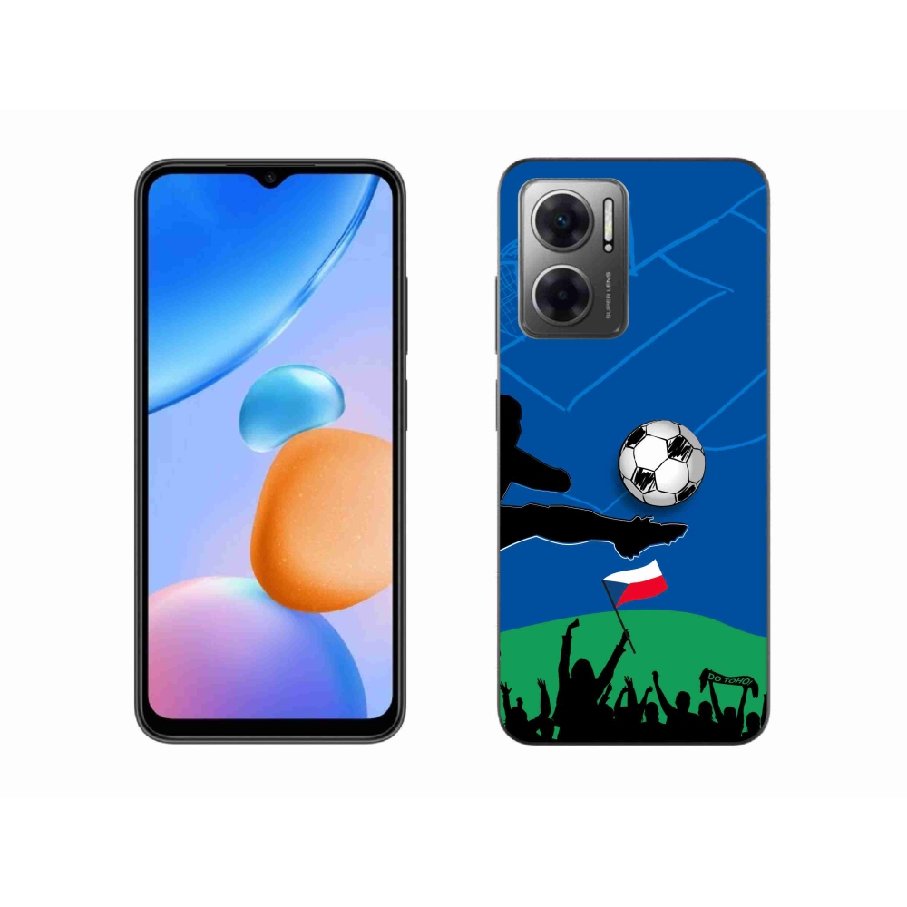 Gelový kryt mmCase na Xiaomi Redmi 10 5G - fanoušci fotbalu