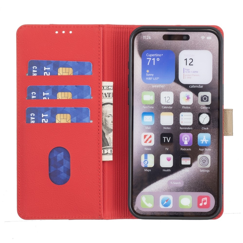 BNF DUO knížkové pouzdro na Xiaomi Poco X7 Pro 5G - červené