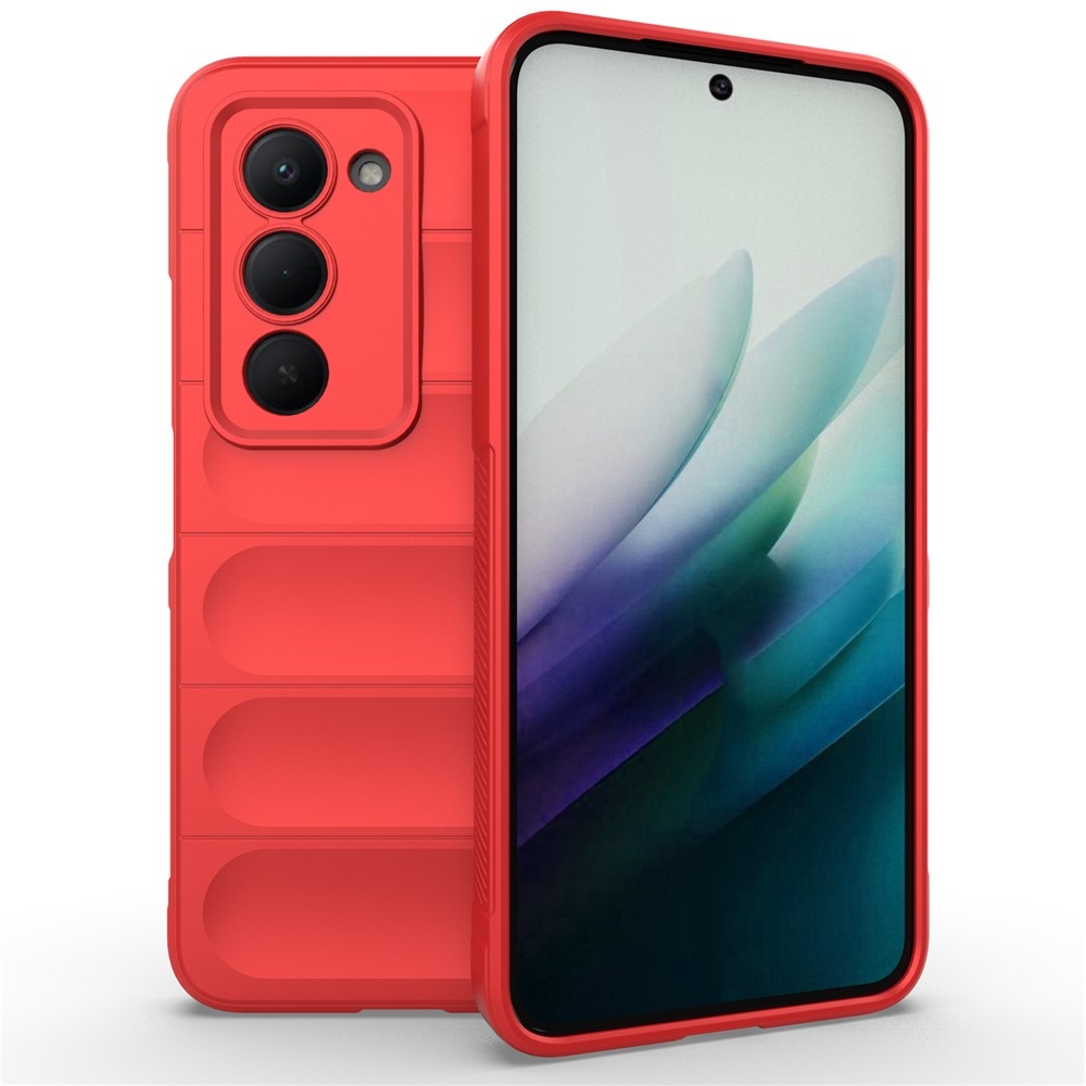Rugg odolný gelový obal na Xiaomi Redmi 15 4G (171mm) - červený