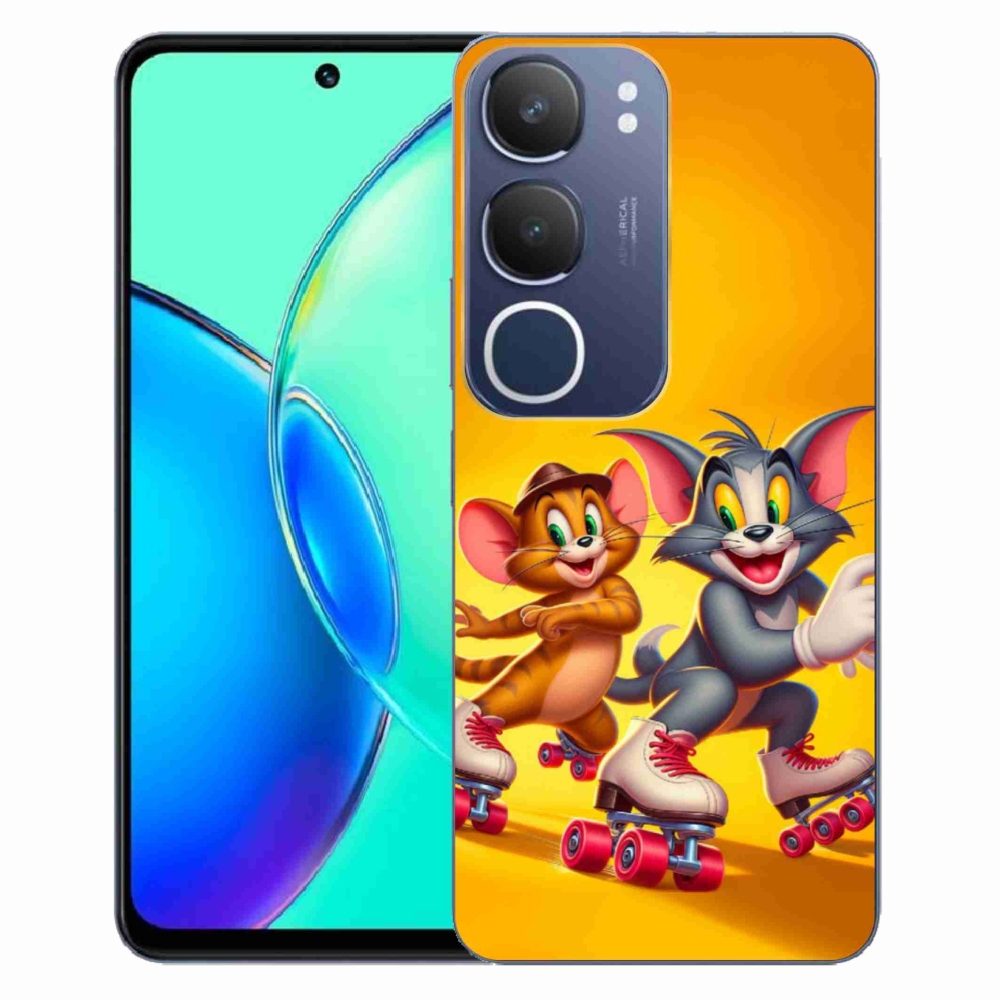 Gelový kryt mmCase na Vivo Y19s - tom a jerry