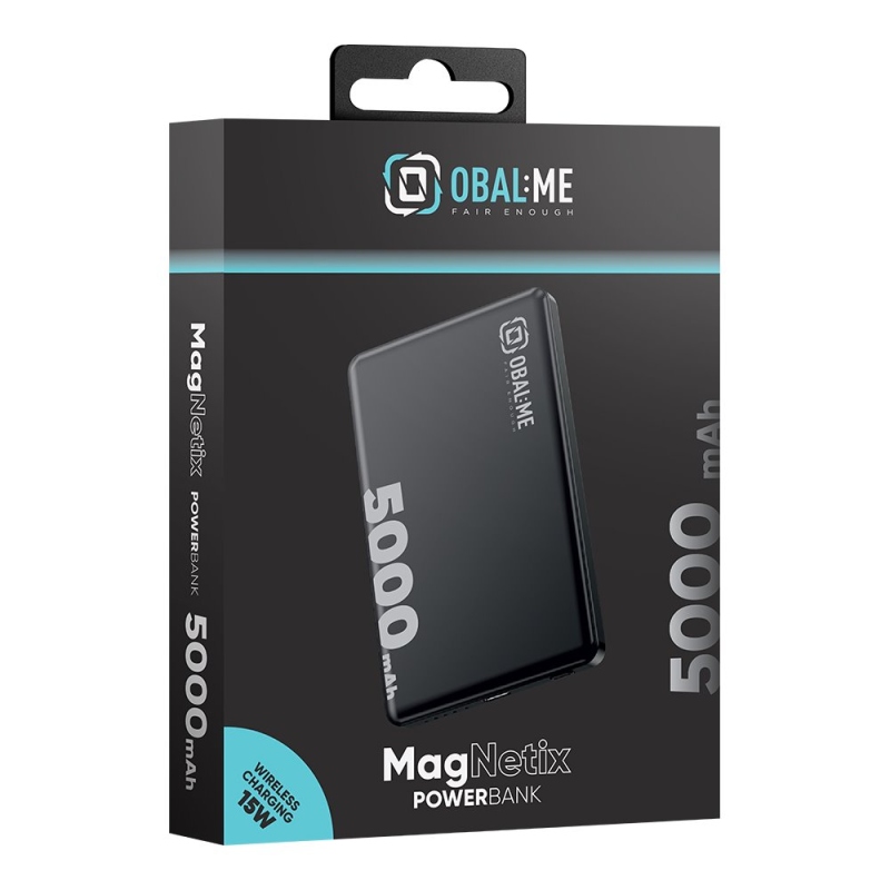 OBAL:ME MagNetix Powerbanka 5000mAh Black