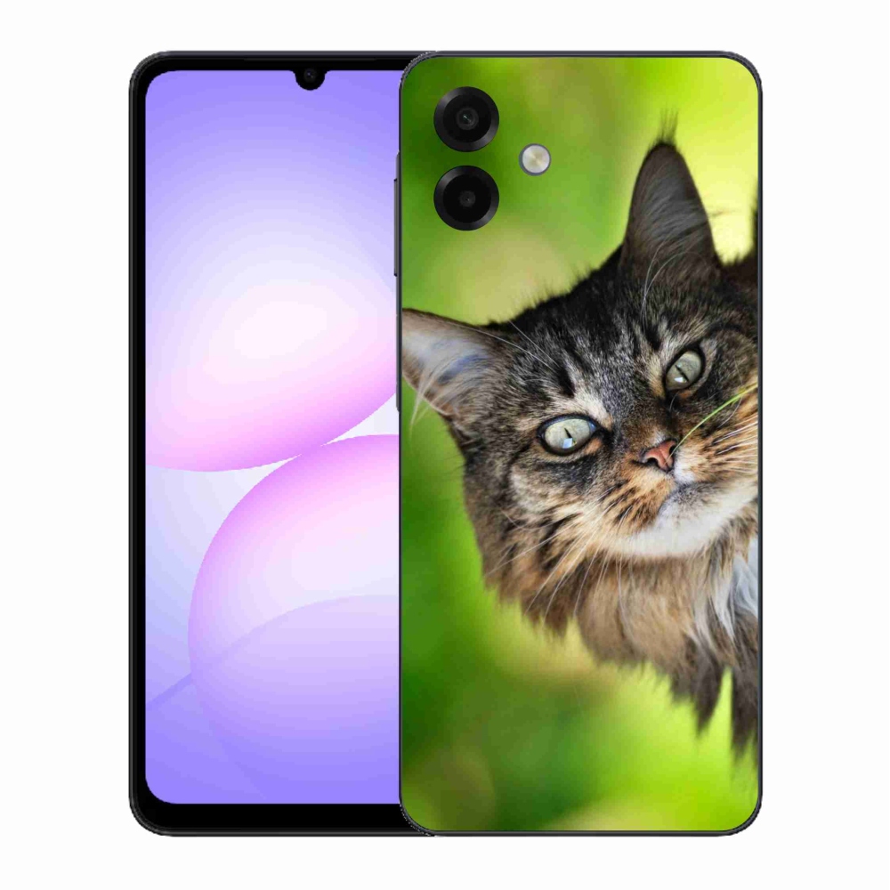 Gelový kryt mmCase na Samsung Galaxy A07 4G - kočka 3