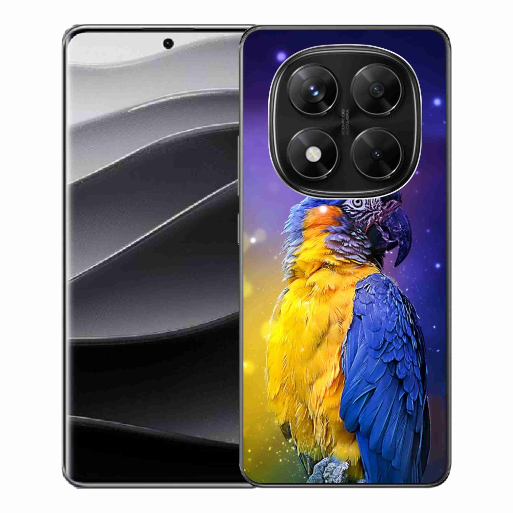 Gelový kryt mmCase na Xiaomi Redmi Note 14 Pro 5G/Poco X7 5G - papoušek ara 1