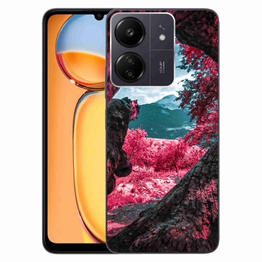 Gelový kryt mmCase na Xiaomi Poco C65/Redmi 13C - výhled na hory