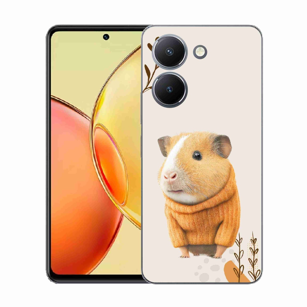 Gelový kryt mmCase na Vivo Y36 - morče ve svetru