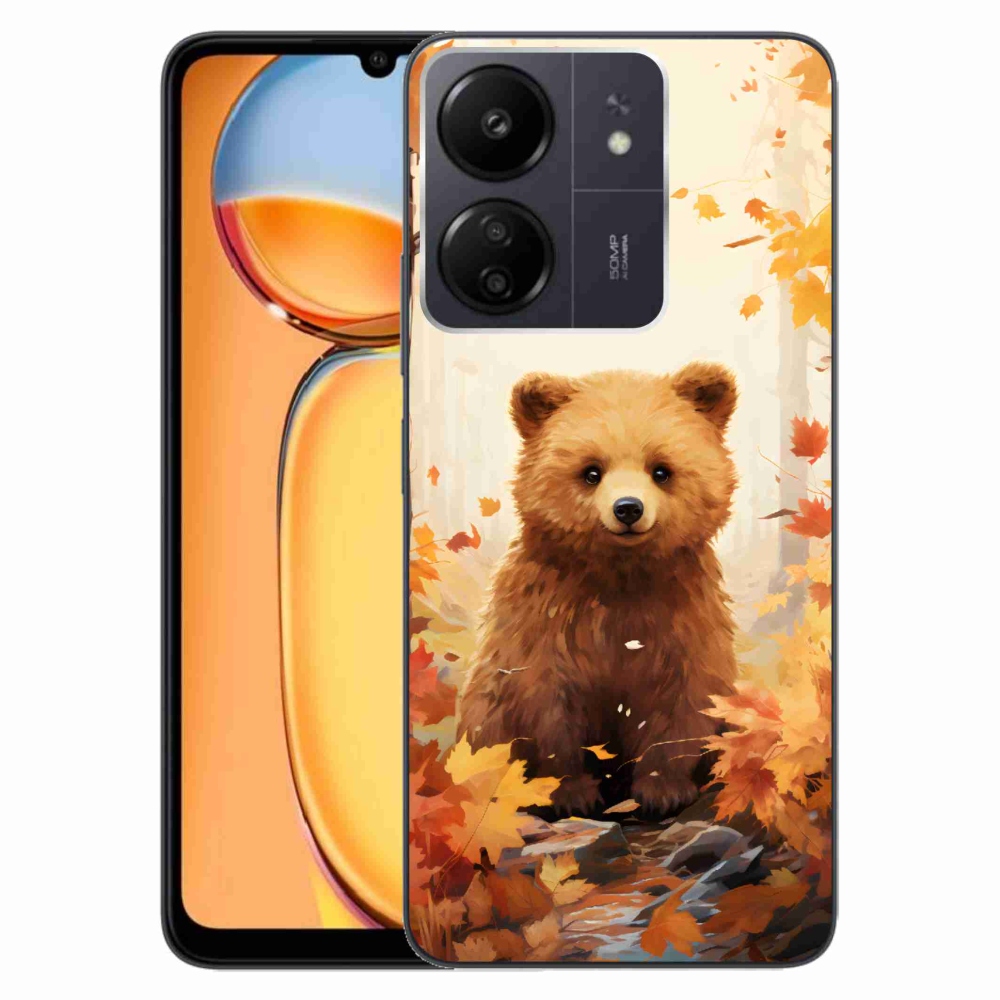 Gelový kryt mmCase na Xiaomi Poco C65/Redmi 13C - medvěd v lese