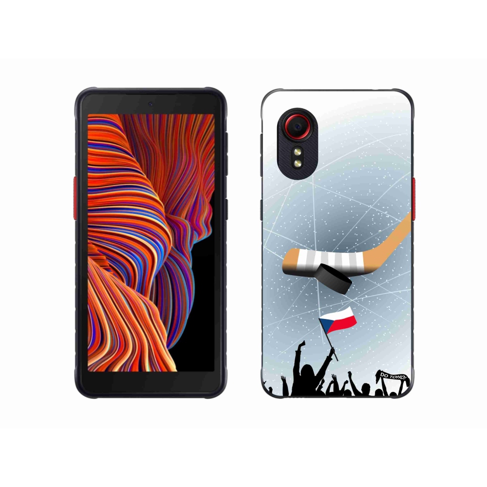 Gelový kryt mmCase na Samsung Galaxy Xcover 5 - fanoušci hokeje