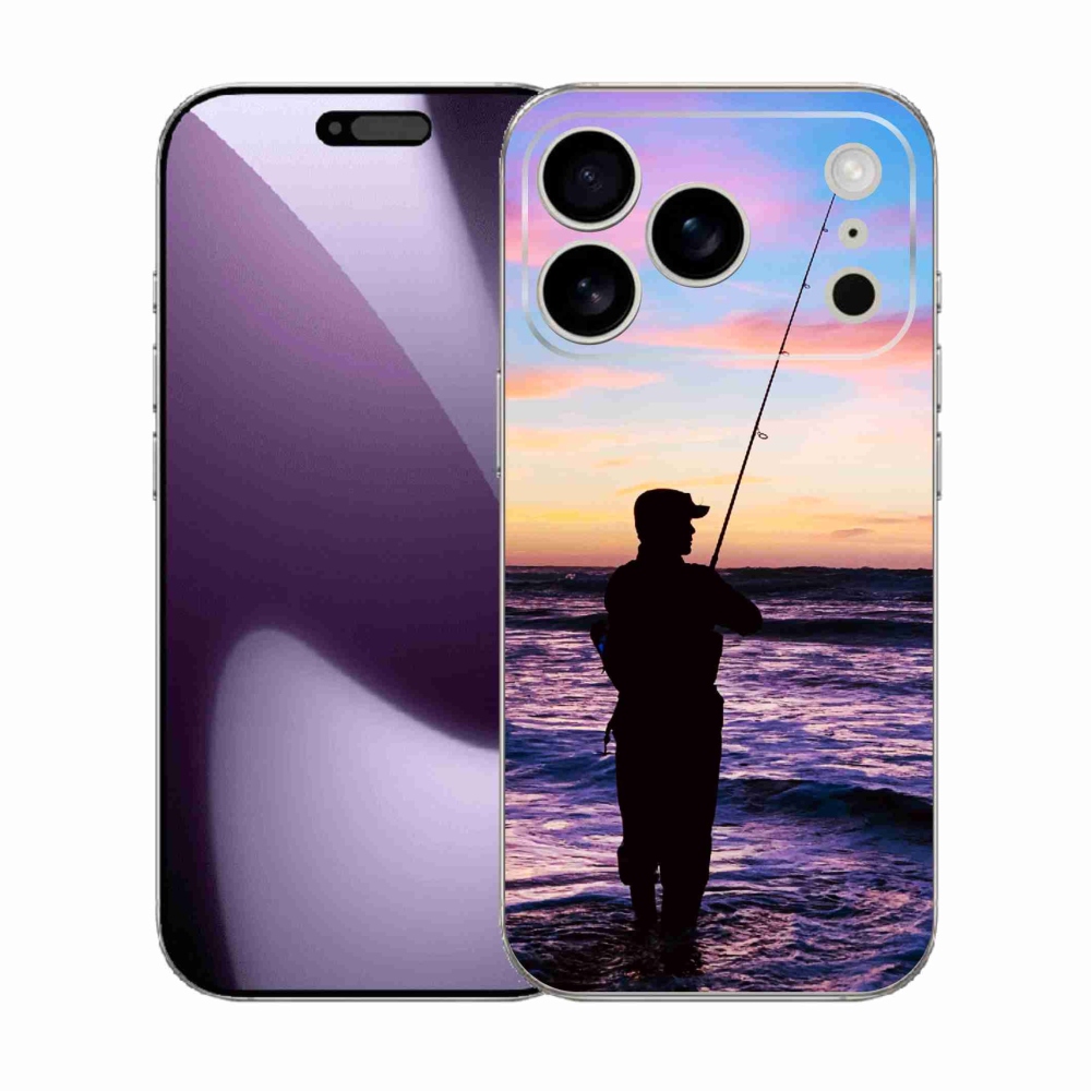 Gelový kryt mmCase na iPhone 17 Pro - rybaření 1