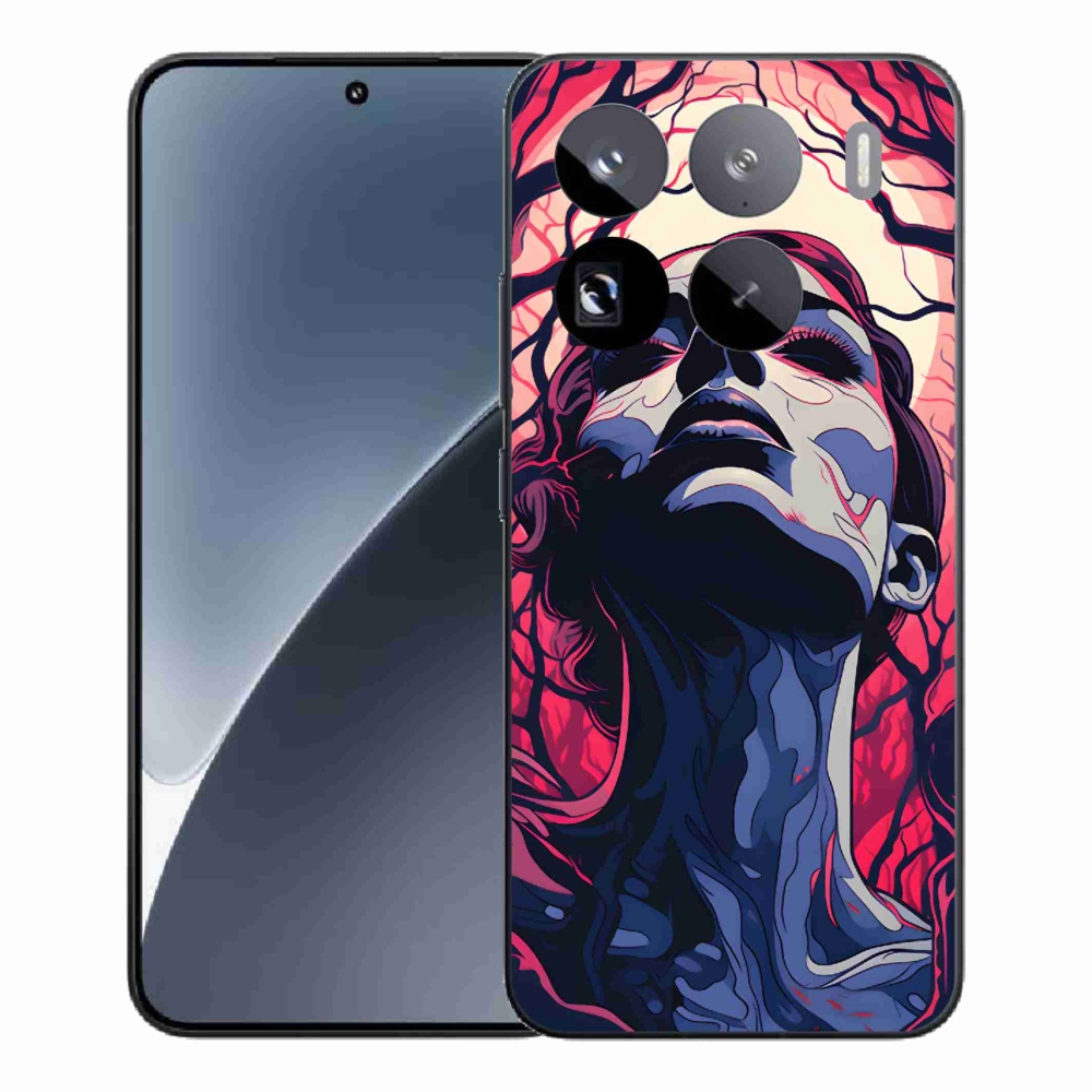 Gelový kryt mmCase na Xiaomi 15 Pro - abstraktní obličej