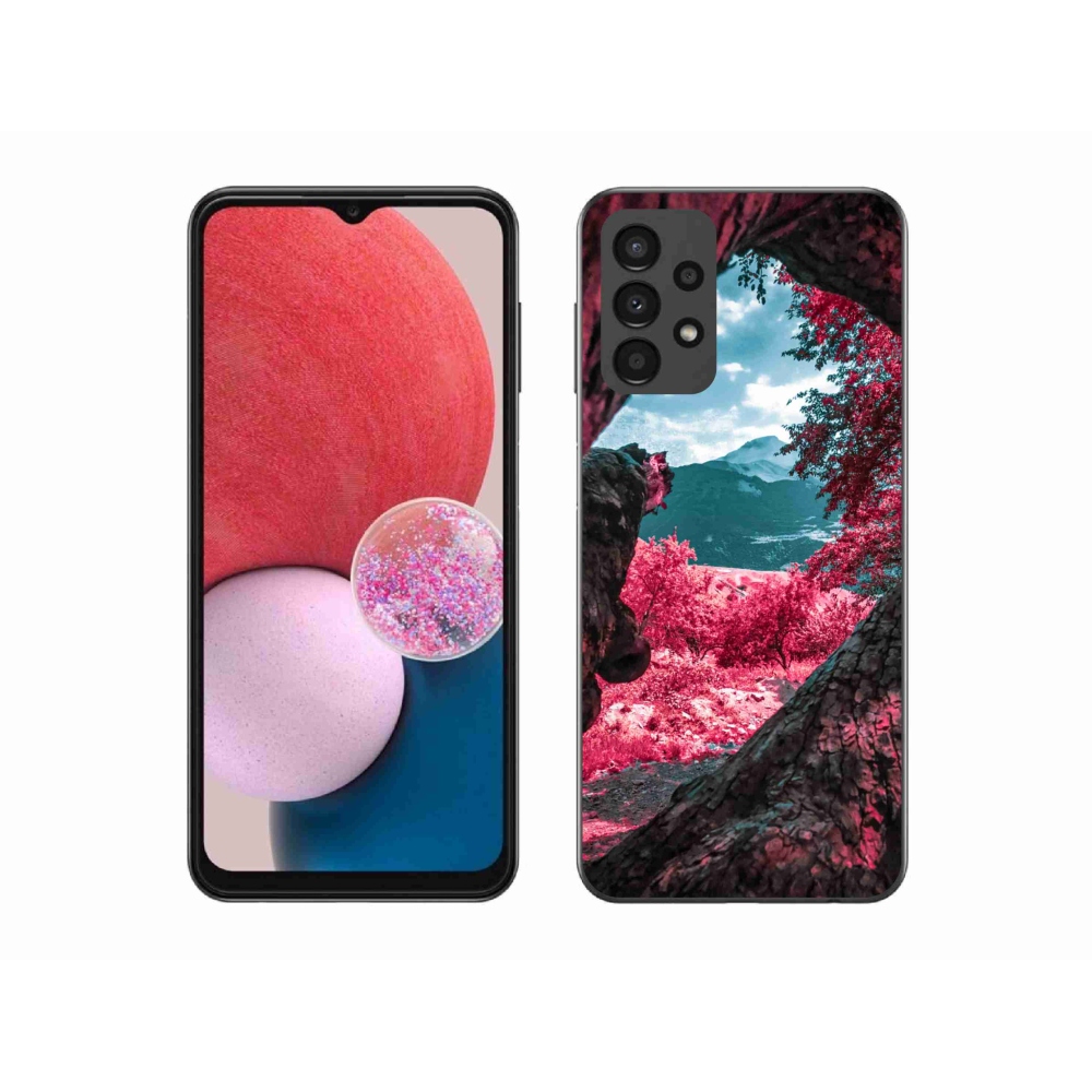 Gelový kryt mmCase na Samsung Galaxy A13 4G - výhled na hory