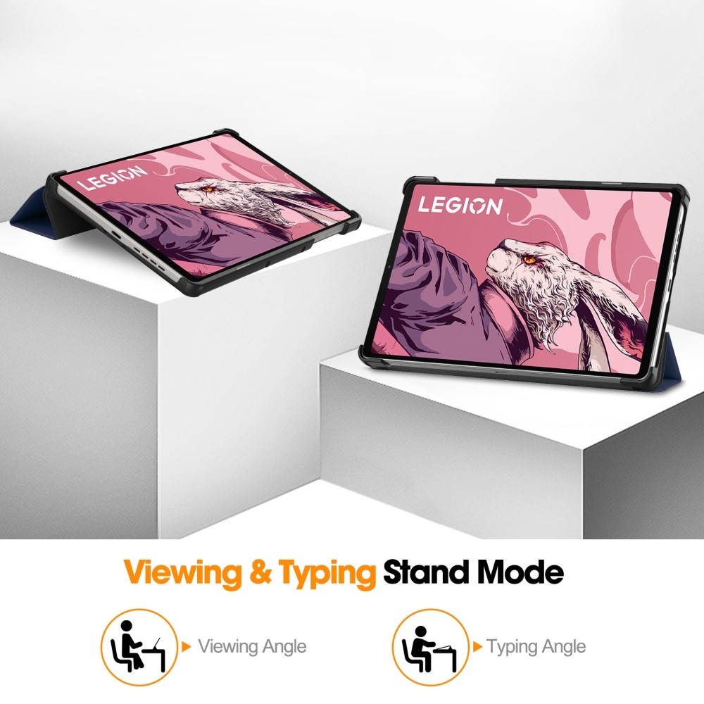 Cases chytré zavírací pouzdro na tablet Lenovo Legion Tab 8.8 (2. Gen.) - tmavěmodré