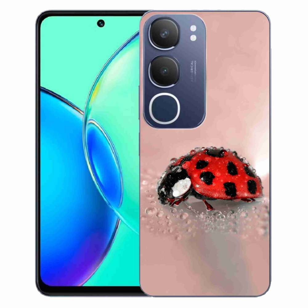 Gelový kryt mmCase na Vivo Y19s - beruška