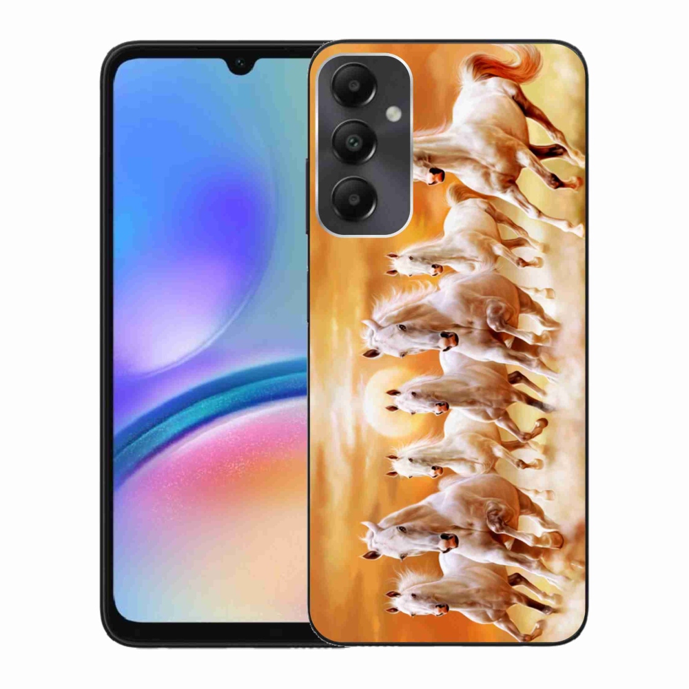 Gelový obal mmCase na Samsung Galaxy A05s - koně 2