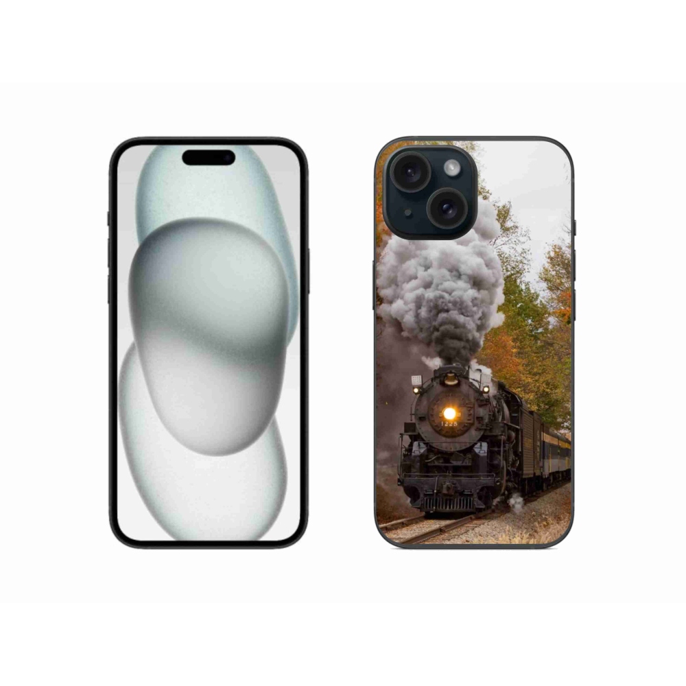 Gelový kryt mmCase na iPhone 15 - vlak 1