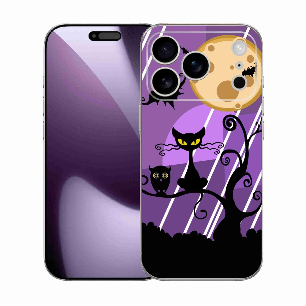 Gelový kryt mmCase na iPhone 17 Pro - halloween