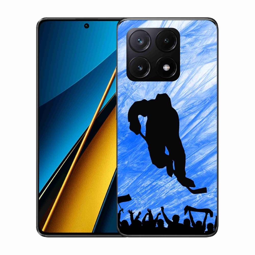 Gelový kryt mmCase na Xiaomi Poco X6 Pro 5G - hokejový hráč