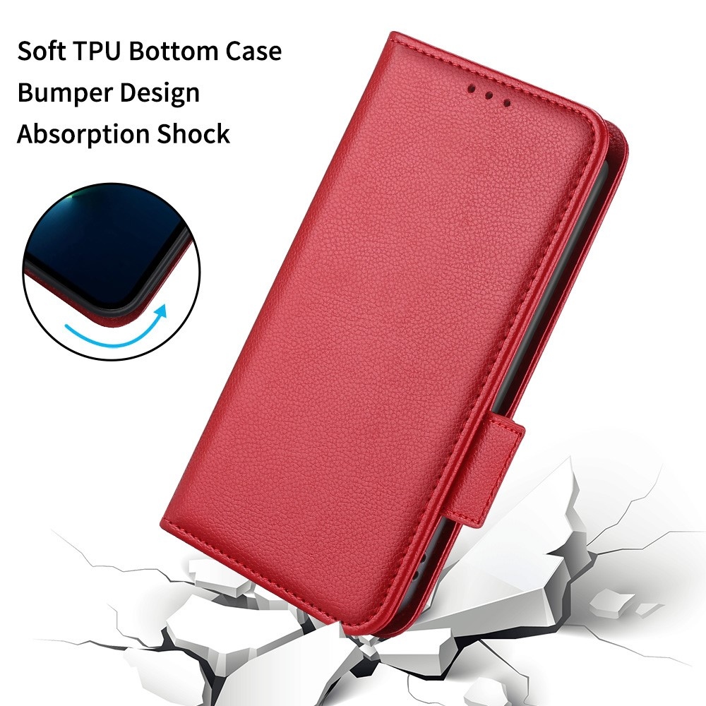Wallet knížkové pouzdro na Vivo X80 Lite - červené