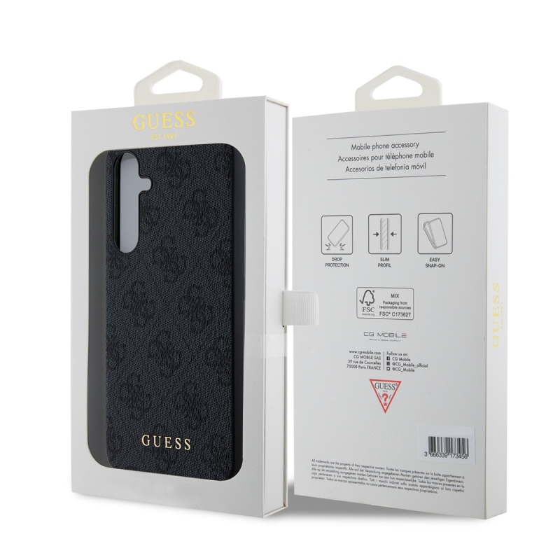 Guess 4G Zadní Kryt pro Samsung Galaxy A35 5G Grey