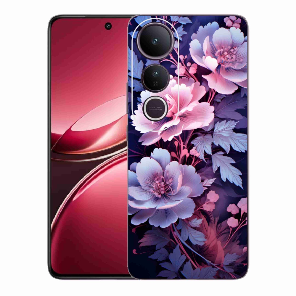 Gelový kryt mmCase na Vivo V50 Lite 4G/5G - květiny 11