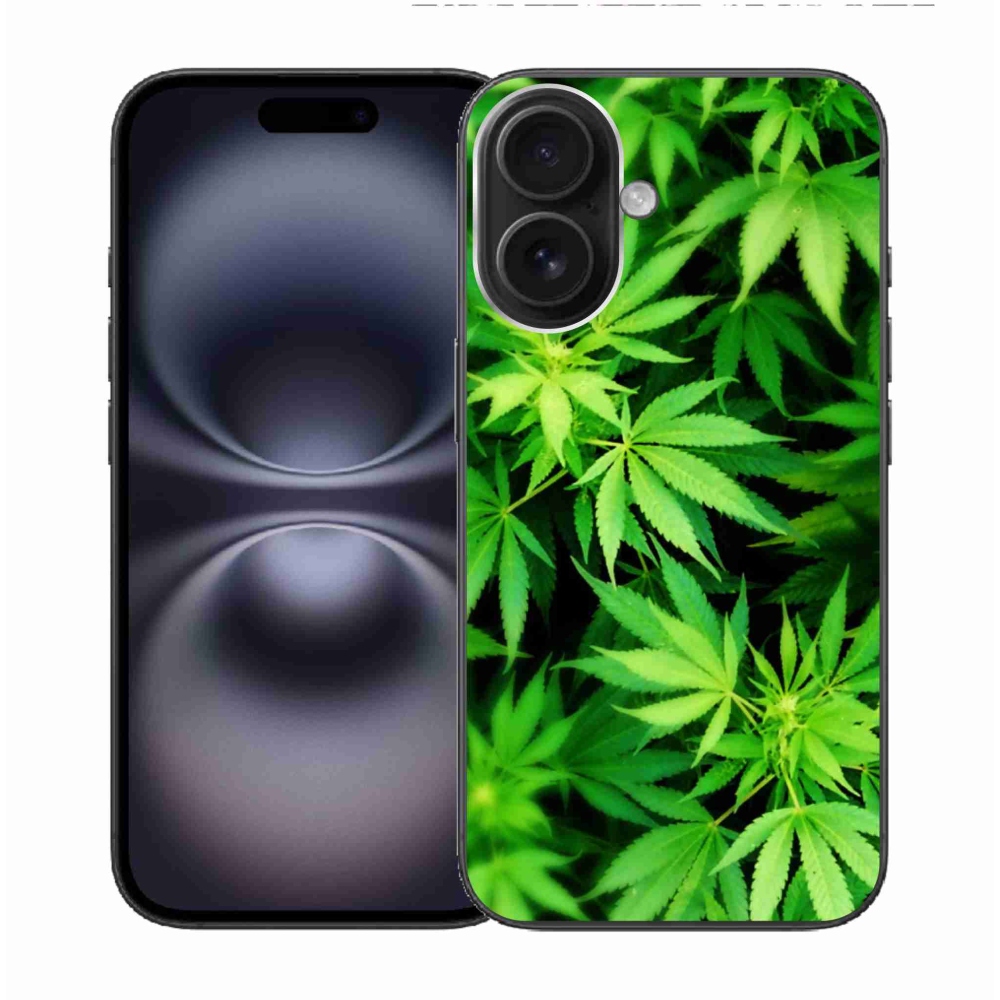 Gelový kryt mmCase na iPhone 16 - konopí 3