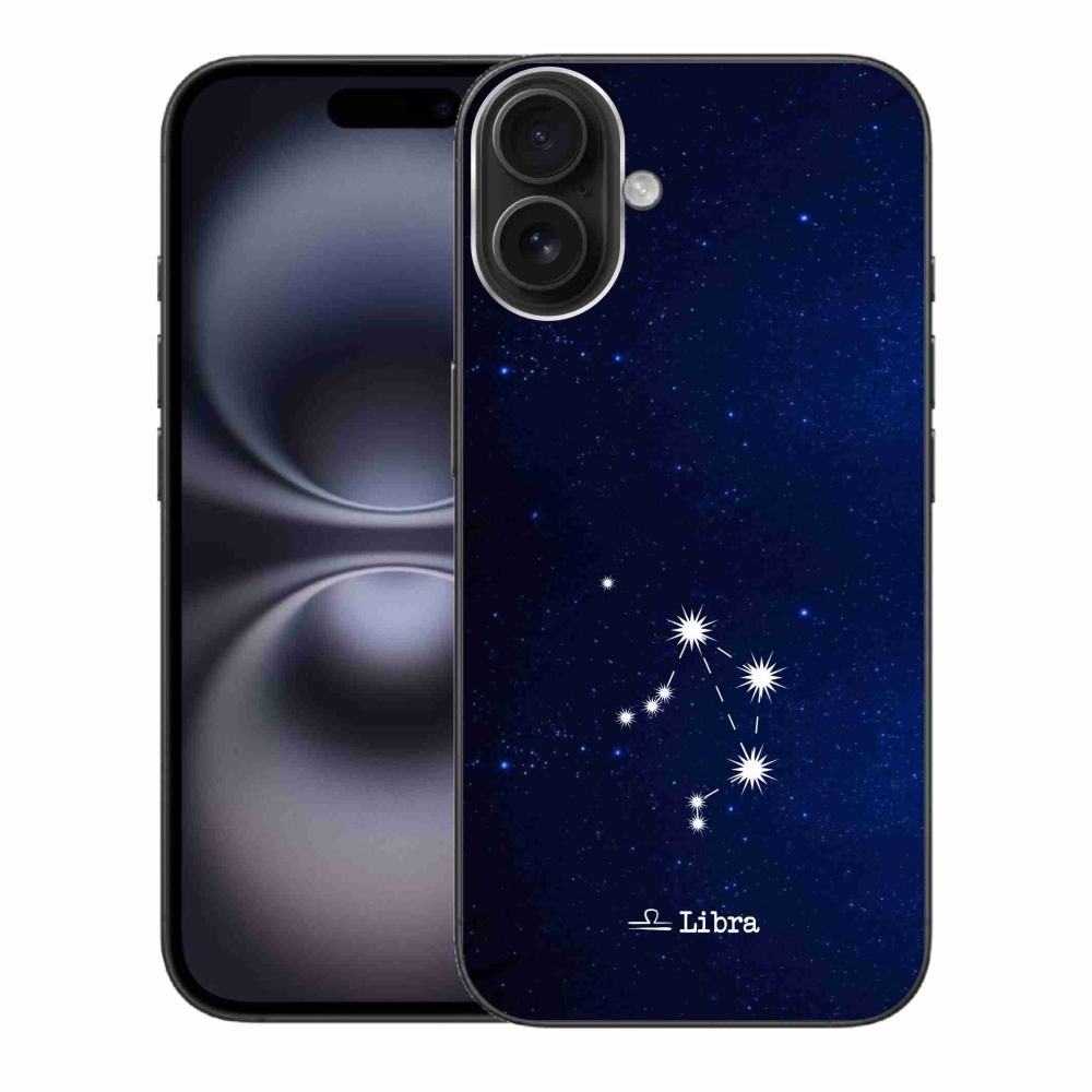 Gelový kryt mmCase na iPhone 16 Plus - souhvězdí Váhy