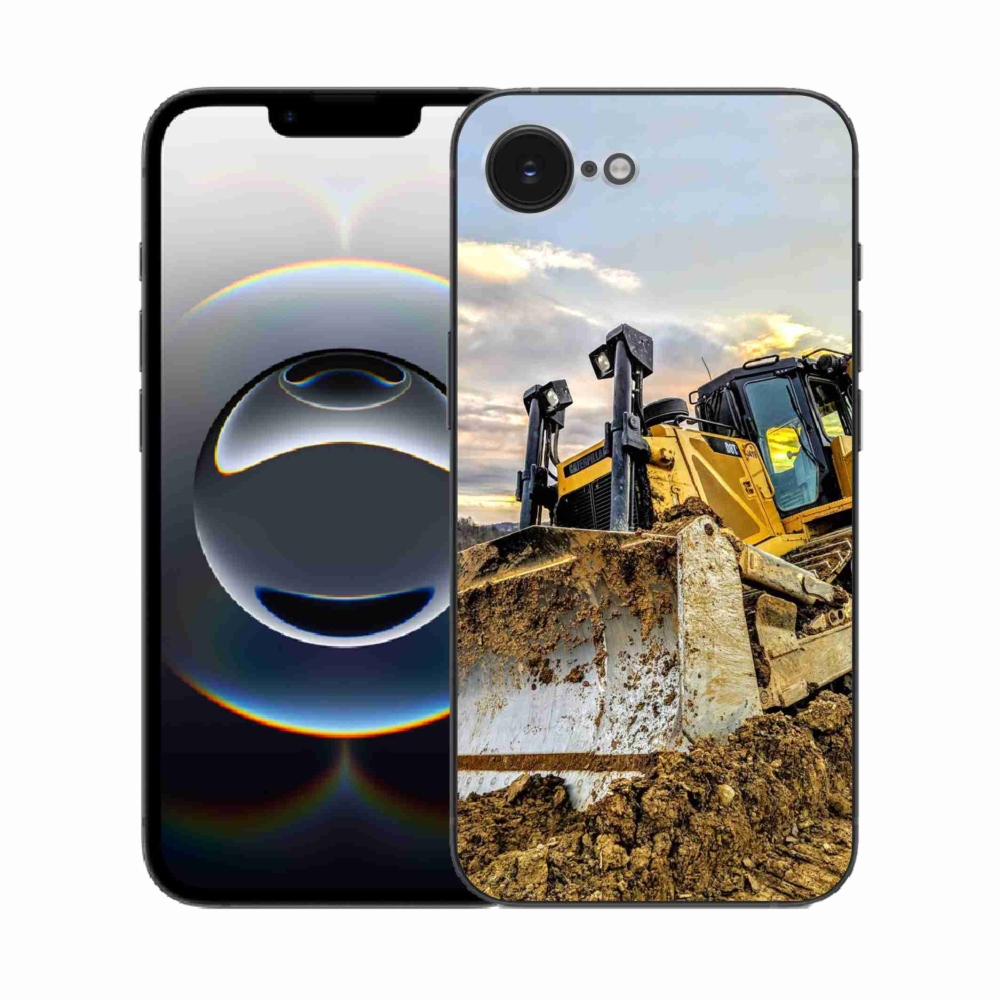 Gelový kryt mmCase na iPhone 16e - bagr