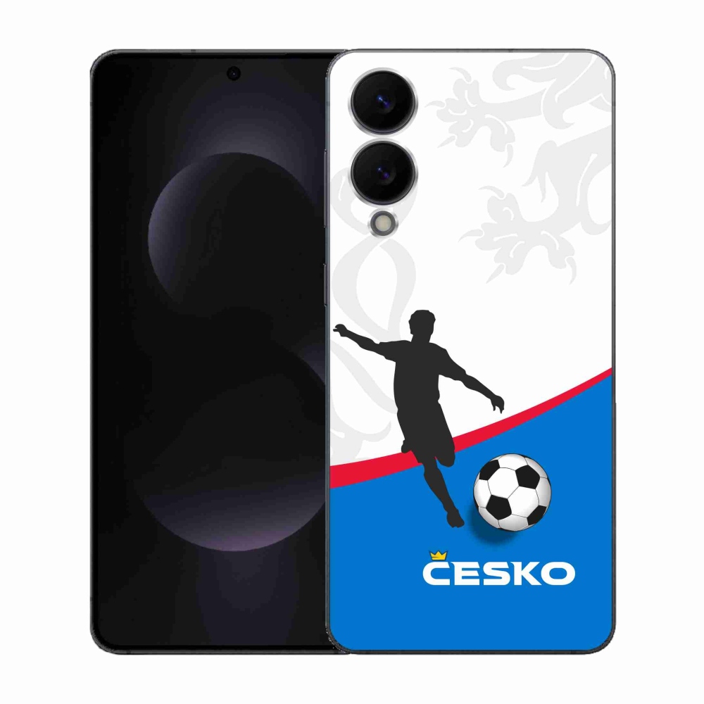 Gelový kryt mmCase na Samsung Galaxy S25 Edge - fotbal Česko 1
