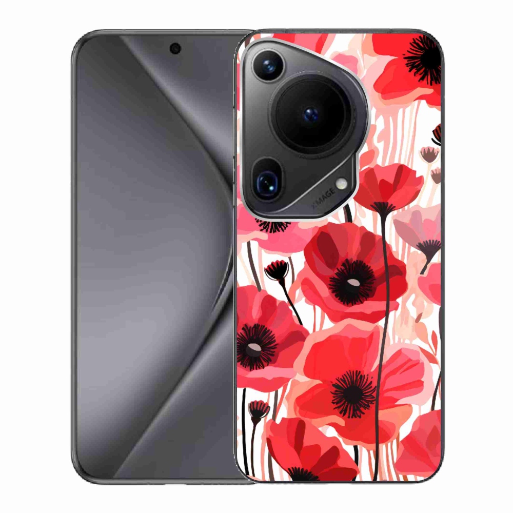Gelový kryt mmCase na Huawei Pura 70 Ultra - vlčí mák 1