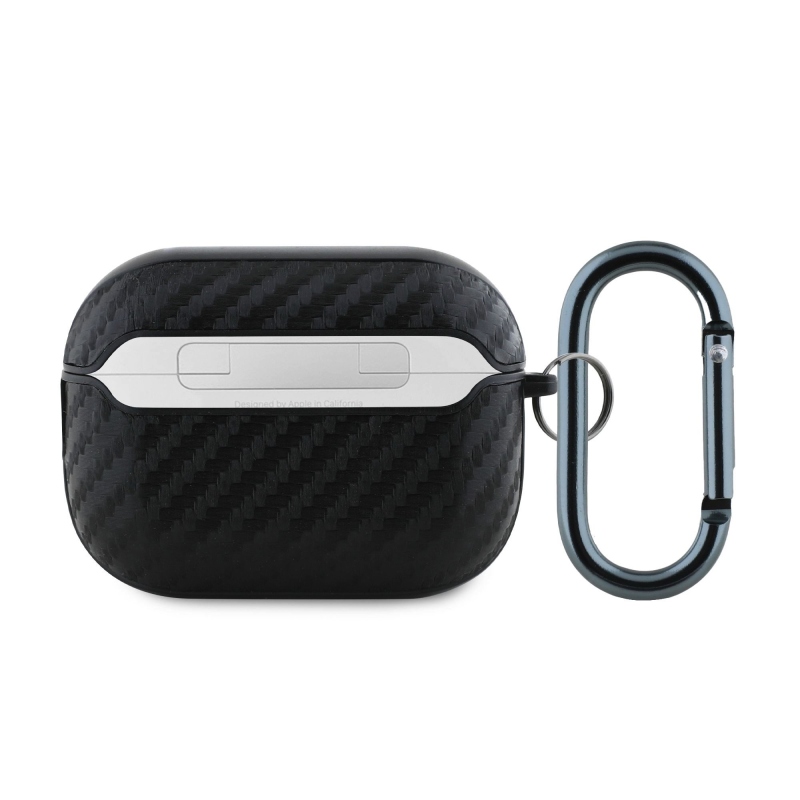 Red Bull PU Karbonové Pouzdro pro AirPods Pro 2 Black